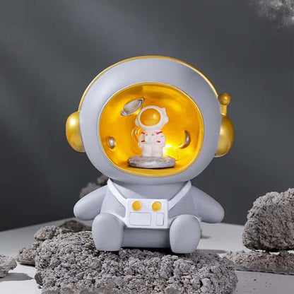 Royallure Astronaut Piggy Bank and Night Lamp for Kids – Space-Themed Design, Dual Functionality, USB or Battery Powered 6