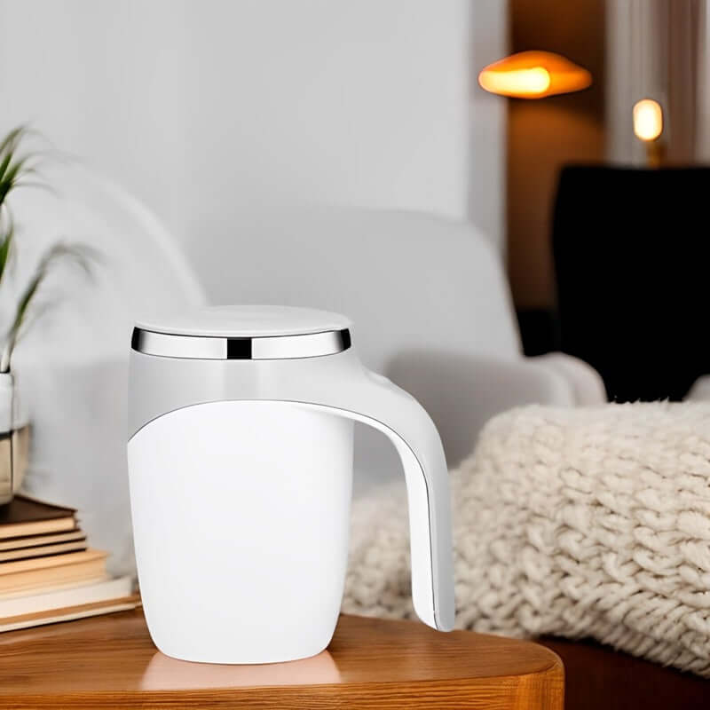 Royallure Automatic Self Stirring Mug – Stainless Steel, Rechargeable, Magnetic Base for Coffee, Tea, and Shakes 1