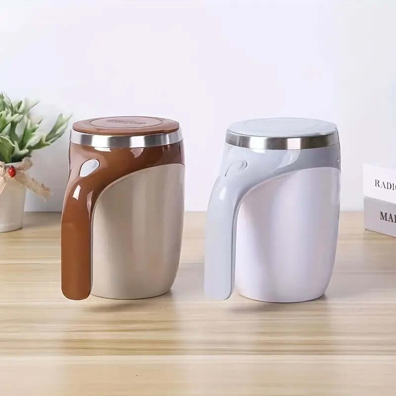 Royallure Automatic Self Stirring Mug – Stainless Steel, Rechargeable, Magnetic Base for Coffee, Tea, and Shakes 2