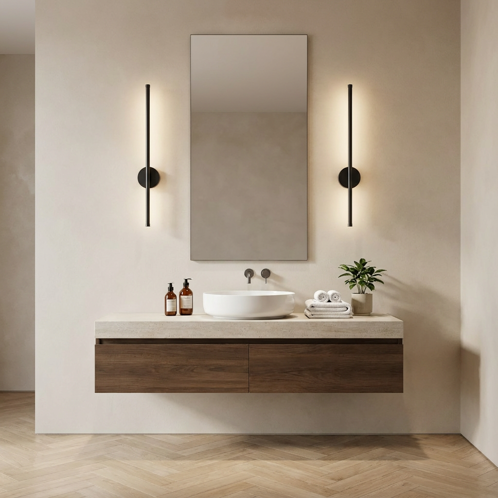 Royallure Battery Operated LED Wall Lights Set - Modern Wall Sconces for Indoor Use 1