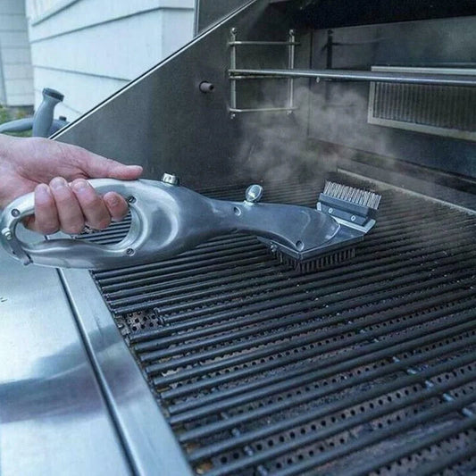 Royallure Best Grill Brush with Charcoal Scraper & Steam Cleaning Technology 2