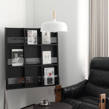 Royallure Black Pendant Light - Nordic Wood and Zinc Hanging Lights for Kitchen Lighting 7