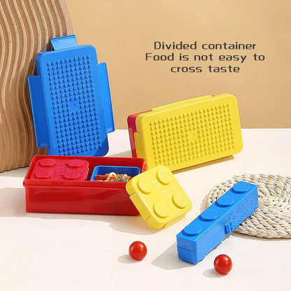 Royallure Building Block Bento Box - Leak-Proof Kids Lunch Box with DIY Design 2