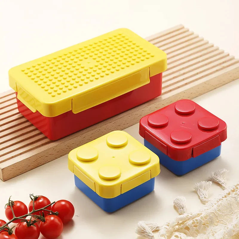 Royallure Building Block Bento Box - Leak-Proof Kids Lunch Box with DIY Design 3
