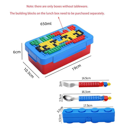 Royallure Building Block Bento Box - Leak-Proof Kids Lunch Box with DIY Design 5