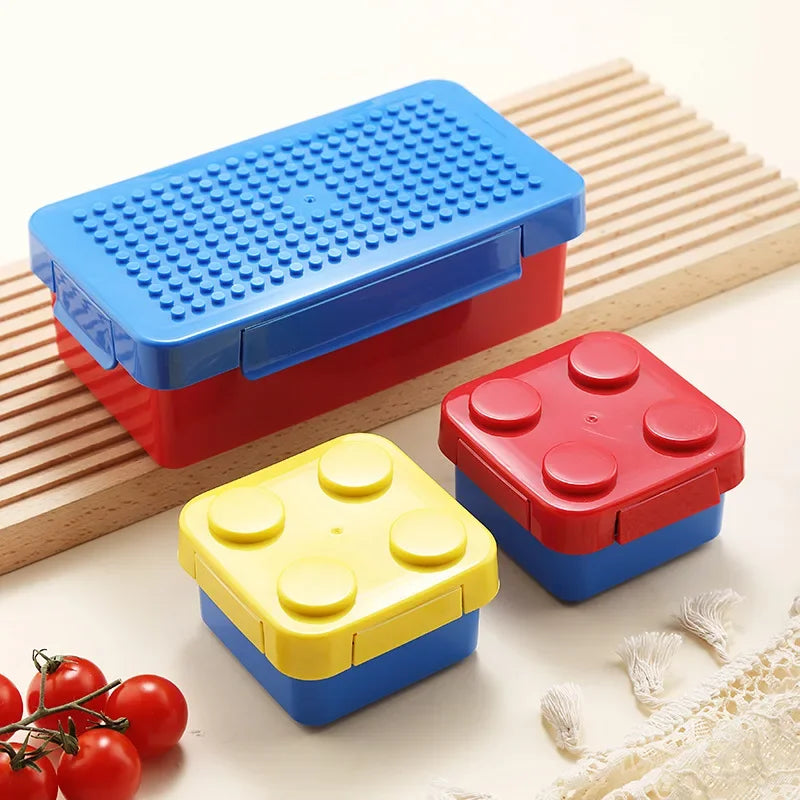 Royallure Building Block Bento Box - Leak-Proof Kids Lunch Box with DIY Design 7