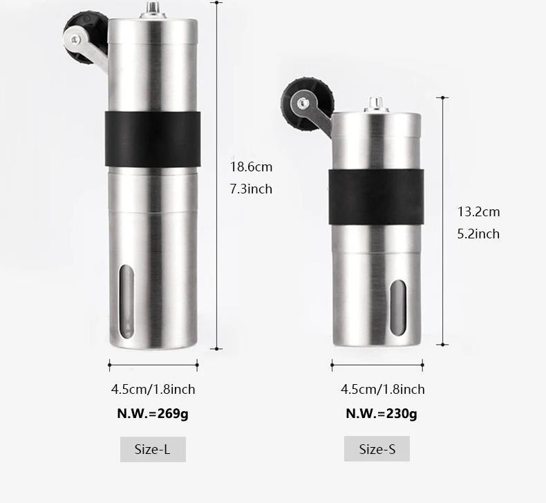 Royallure Burr Coffee Grinder with Stainless Steel and Ceramic Core for Fresh Coffee Beans 3