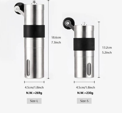 Royallure Burr Coffee Grinder with Stainless Steel and Ceramic Core for Fresh Coffee Beans 3