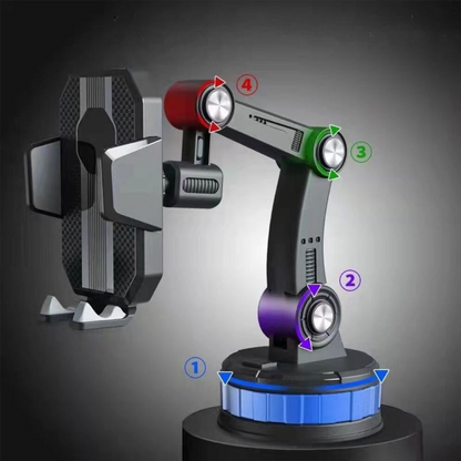 Royallure Car Phone Holder with Strong Suction Mount – 360-Degree Adjustable Cell Phone Holder for Car, Fits All Smartphones 5