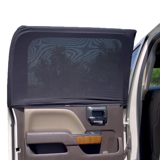 Royallure Car Sun Shade - Stretchable Side Window Covers for SUVs, Trucks & Minivans - UV Protection & Privacy - Pack of 2, XL 40 x 24 0