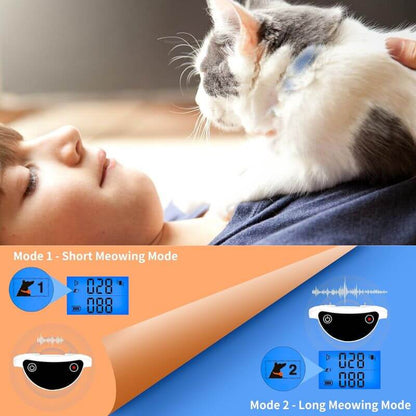 Royallure Cat Collar with Remote – Adjustable Shock and Vibration Training Device for Excessive Meowing Control 3