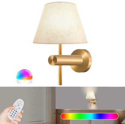 Royallure Cordless Rechargeable Wall Lamp – Dimmable RGB Wall Lights with Remote Control for Bedroom and Living Room 8