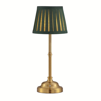 Royallure Cordless Vintage Table Lamp, Touch Dimmable USB-C Charging, Art Deco Design 0