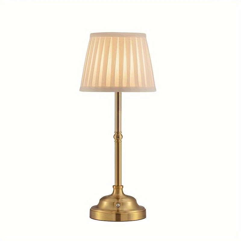 Royallure Cordless Vintage Table Lamp, Touch Dimmable USB-C Charging, Art Deco Design 6
