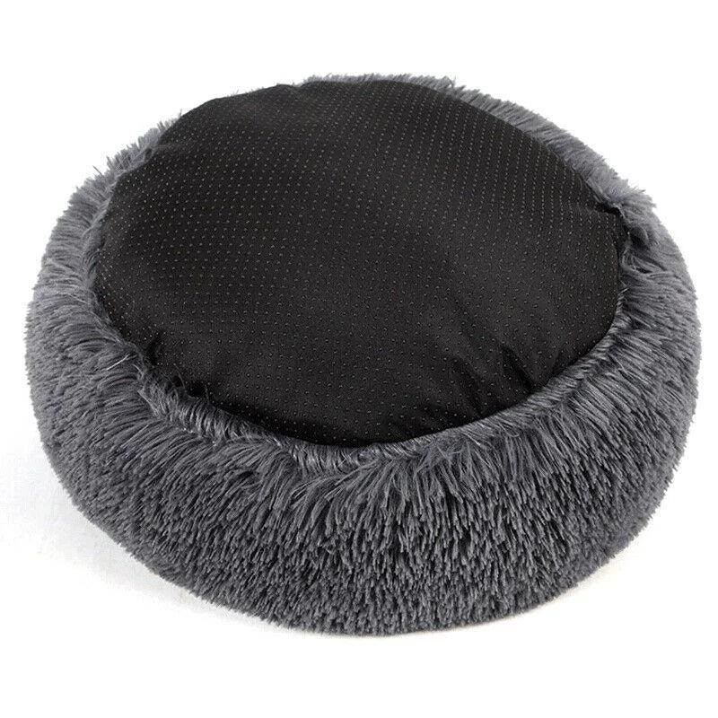 Royallure Cozy Donut Plush Dog Bed for Comfort and Anxiety Relief in Multiple Sizes 3