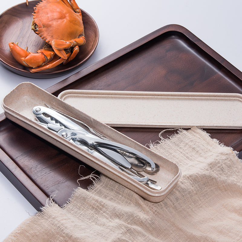 Royallure Crab Cracker Tool Set with Crab Leg Crackers, Lobster Picks, and Spoons 3