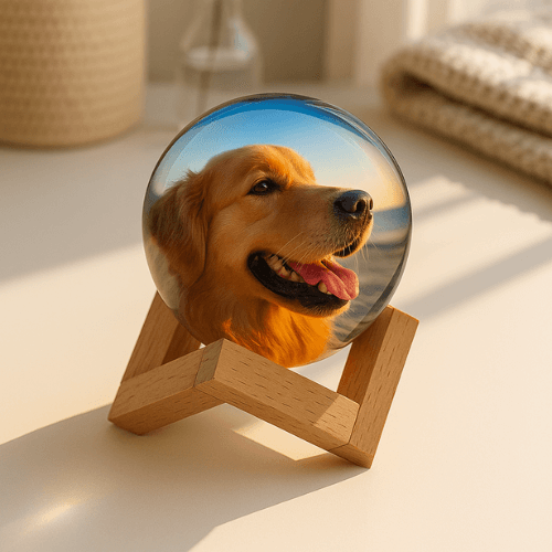 Royallure Customizable Video Sphere with 360° Surround Sound – Memory Orb for Reliving Cherished Moments 1