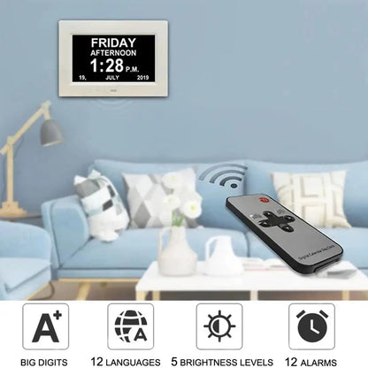 Royallure Digital Alarm Clock with Large LED Display, Multi-Alarm Function, USB Powered, Remote Control 5