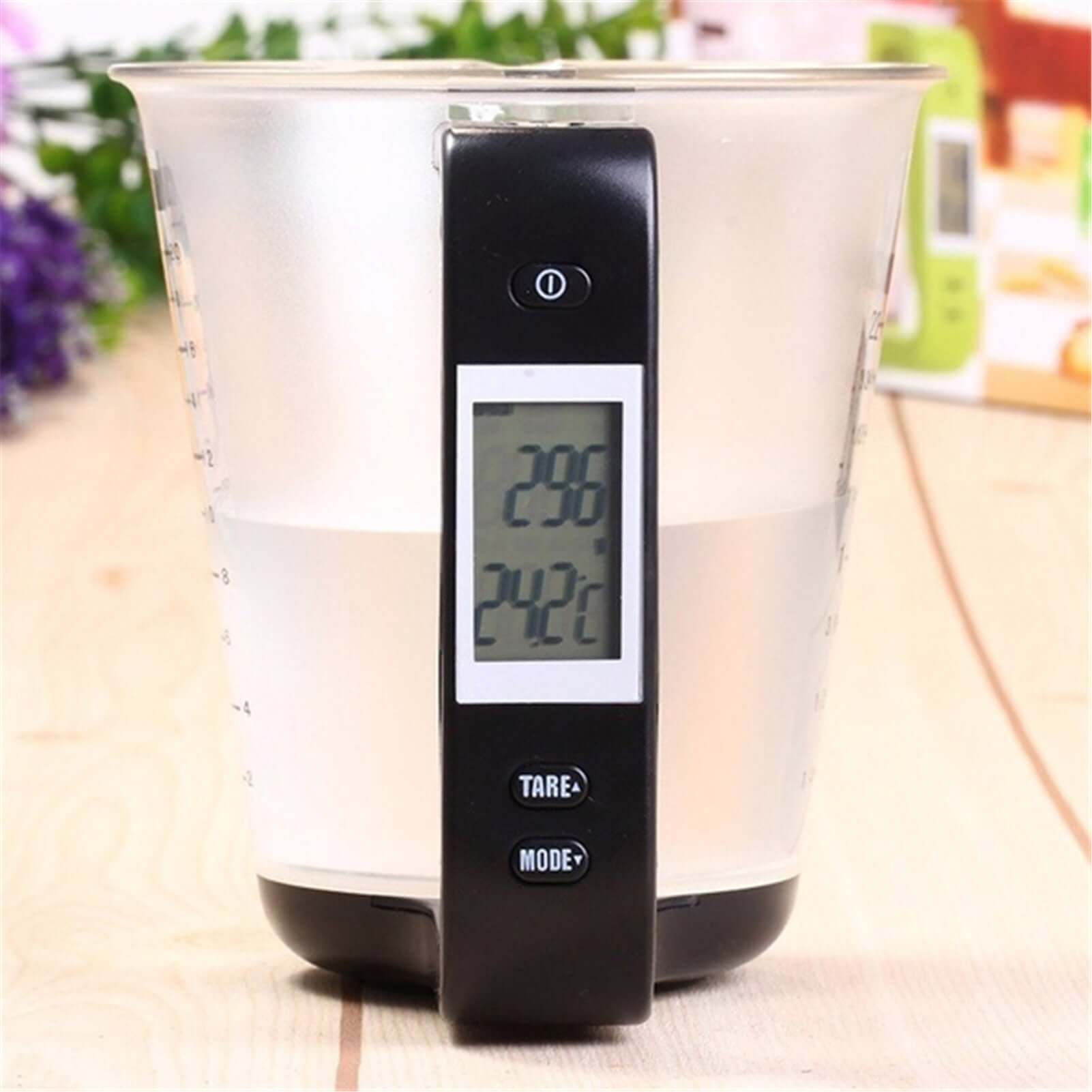 Royallure Digital Kitchen Scale with LCD Display - 4-in-1 Food Measuring Cup, 1000g Capacity, Space-Saving Design 3