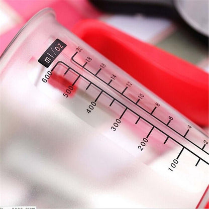 Royallure Digital Kitchen Scale with LCD Display - 4-in-1 Food Measuring Cup, 1000g Capacity, Space-Saving Design 4