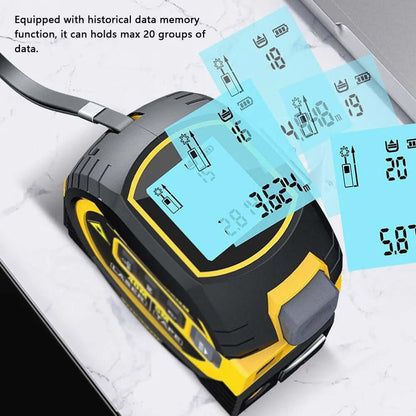 Royallure Digital Laser Rangefinder with Tape Measure Function – Backlit LCD, 100m Range, Memory Function, Durable Design 2