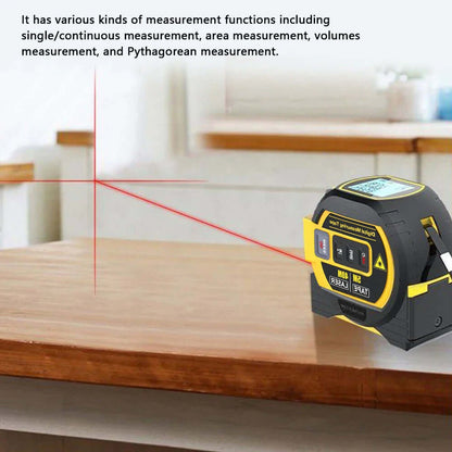 Royallure Digital Laser Rangefinder with Tape Measure Function – Backlit LCD, 100m Range, Memory Function, Durable Design 5
