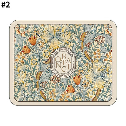 Royallure Dish Drying Mat - Absorbent Countertop Protector with Floral Design 7