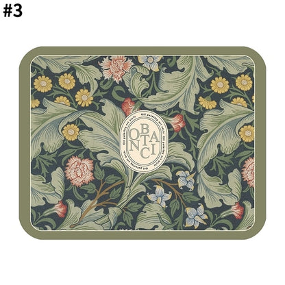 Royallure Dish Drying Mat - Absorbent Countertop Protector with Floral Design 8