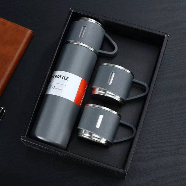 Royallure Double-Layer Stainless Steel Travel Coffee Mug, Vacuum Insulated Tumbler 8
