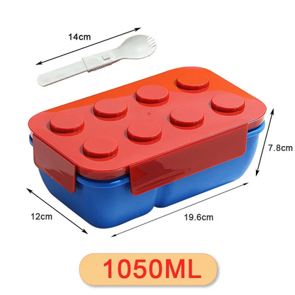 Royallure Double Layer Bento Lunch Box - Portable Lunch Box with Divided Design for Student & Office