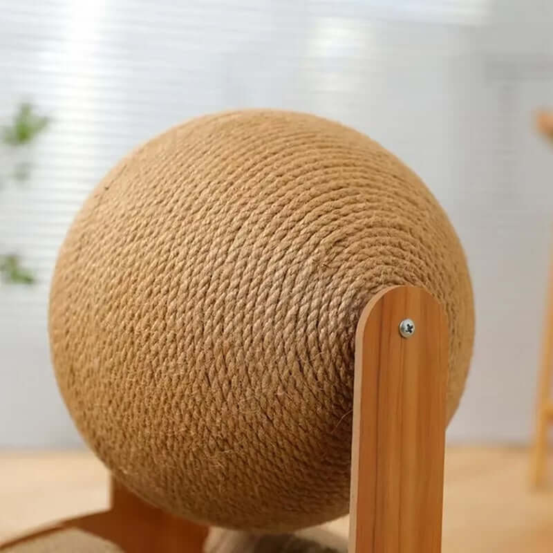 Royallure Eco-Friendly Cat Scratching Post with Spinning Sisal Ball – Durable Cat Scratcher for Indoor Play 2