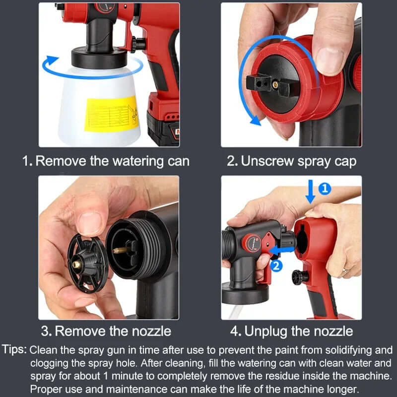 Royallure Effortless PaintMaster Pro – Lightweight Precision Sprayer for Quick and Easy Painting Tasks 5