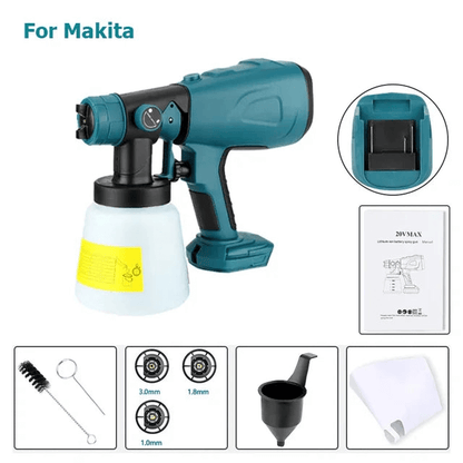 Royallure Effortless PaintMaster Pro – Universal Battery Spray Gun, Lightweight DIY Finish