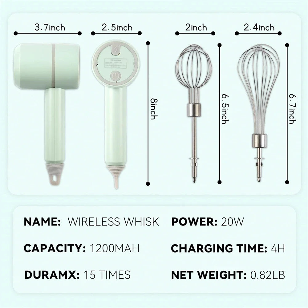Royallure Electric Food Processor Set with Blender, Hand Mixer, and Milk Frother – Versatile Kitchen Appliance for Baking and Cooking 3