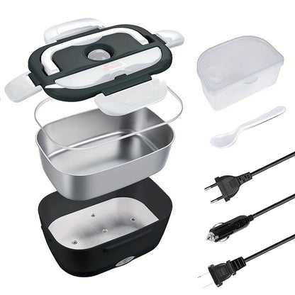 Royallure Electric Lunch Box Warmer, 1.5L Self Heating Food Container for Home & Car 4