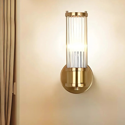 Royallure Elegant Wall Sconce Lighting with Fluted Glass for Modern Home Decor 2