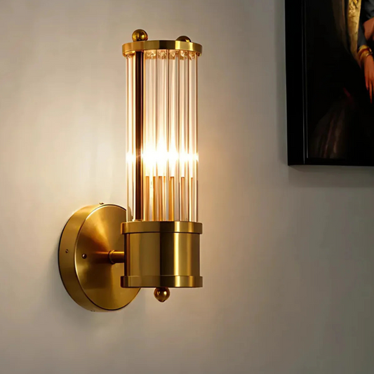 Royallure Elegant Wall Sconce Lighting with Fluted Glass for Modern Home Decor 3