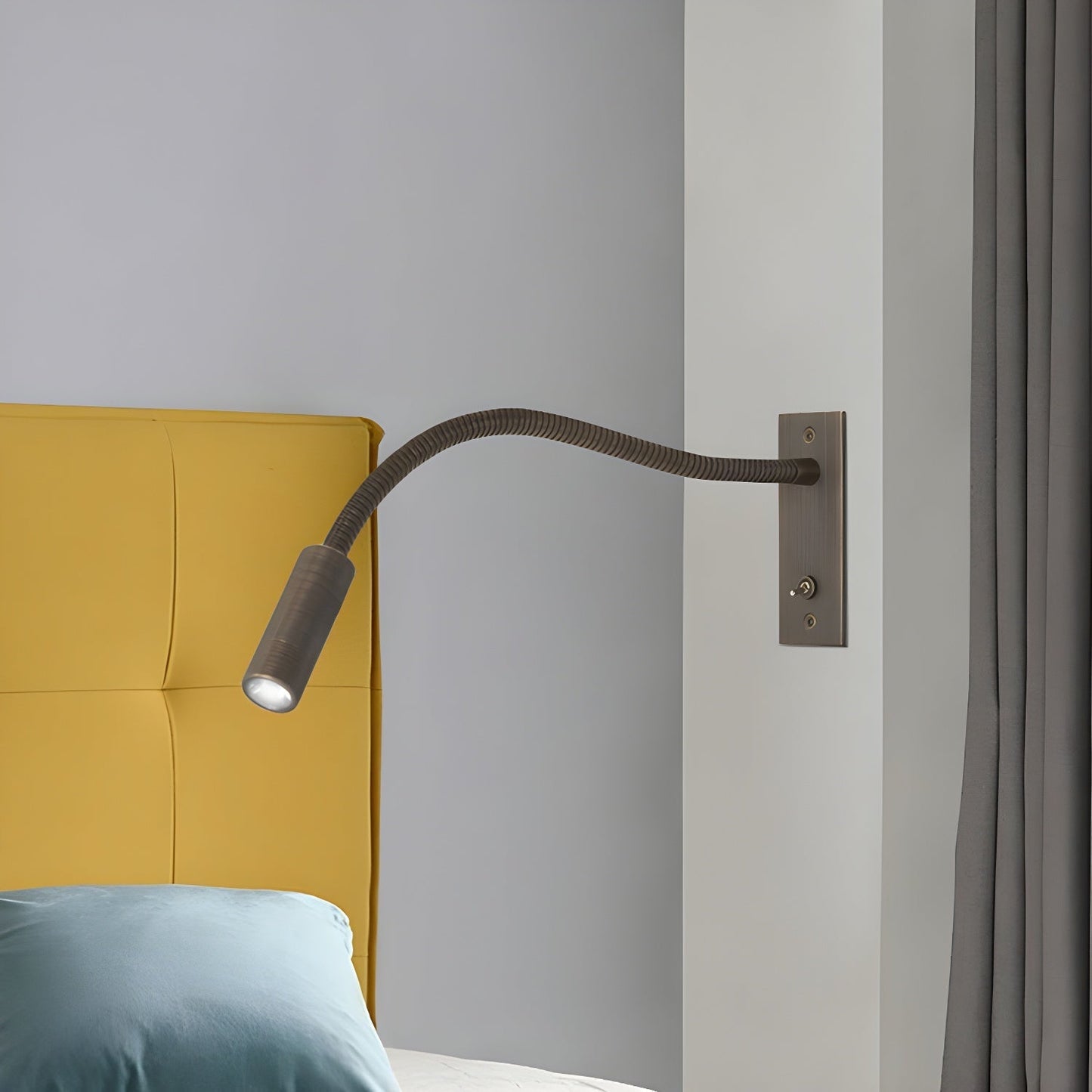 Royallure Flexible Gooseneck Wall Lamp, Adjustable LED Wall Light for Reading 2