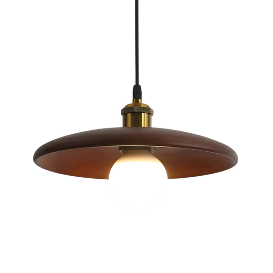 Royallure Flush Mount Ceiling Light - Japandi Minimalist Natural Wood Design 0