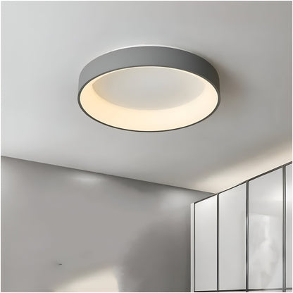 Royallure Flush Mount Ceiling Light, Modern Nordic Ring Design, Warm White LED 3000K 7
