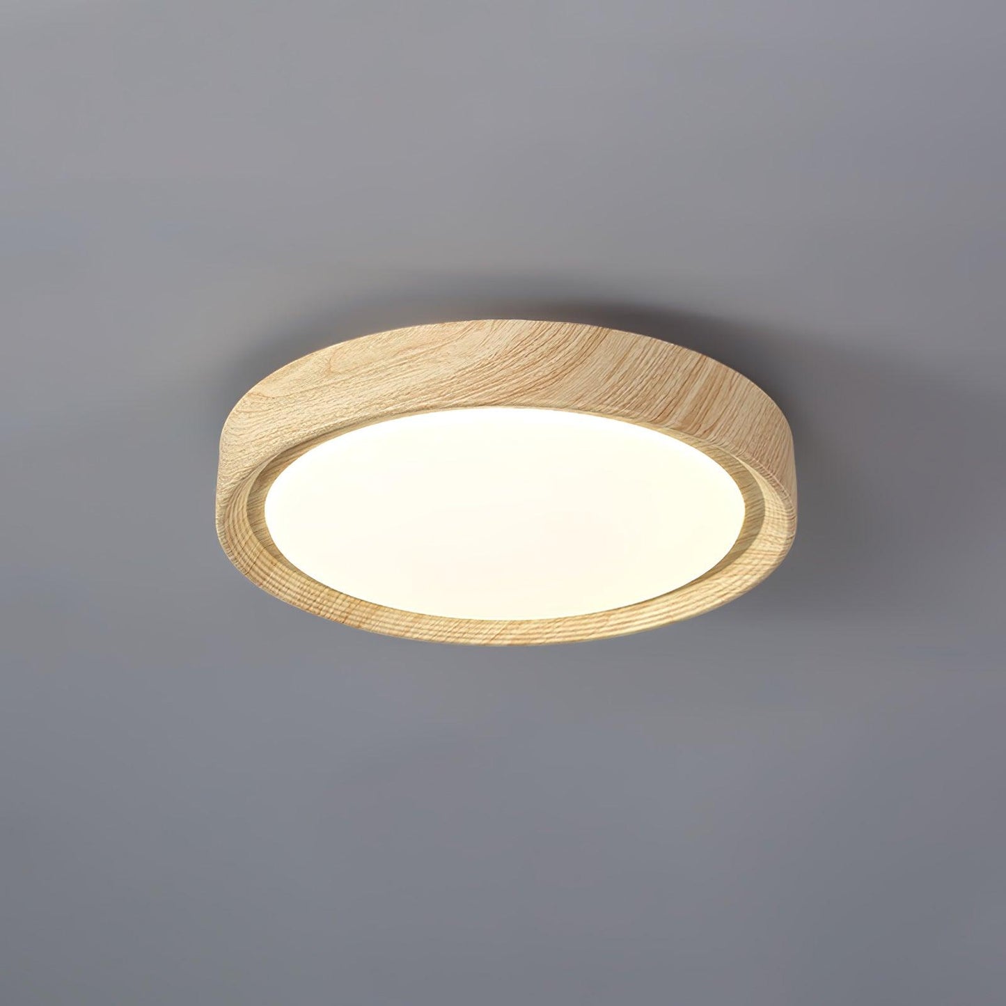 Royallure Flush Mount Ceiling Light, Nordic Round Design with Dimmable Acrylic Shade 14