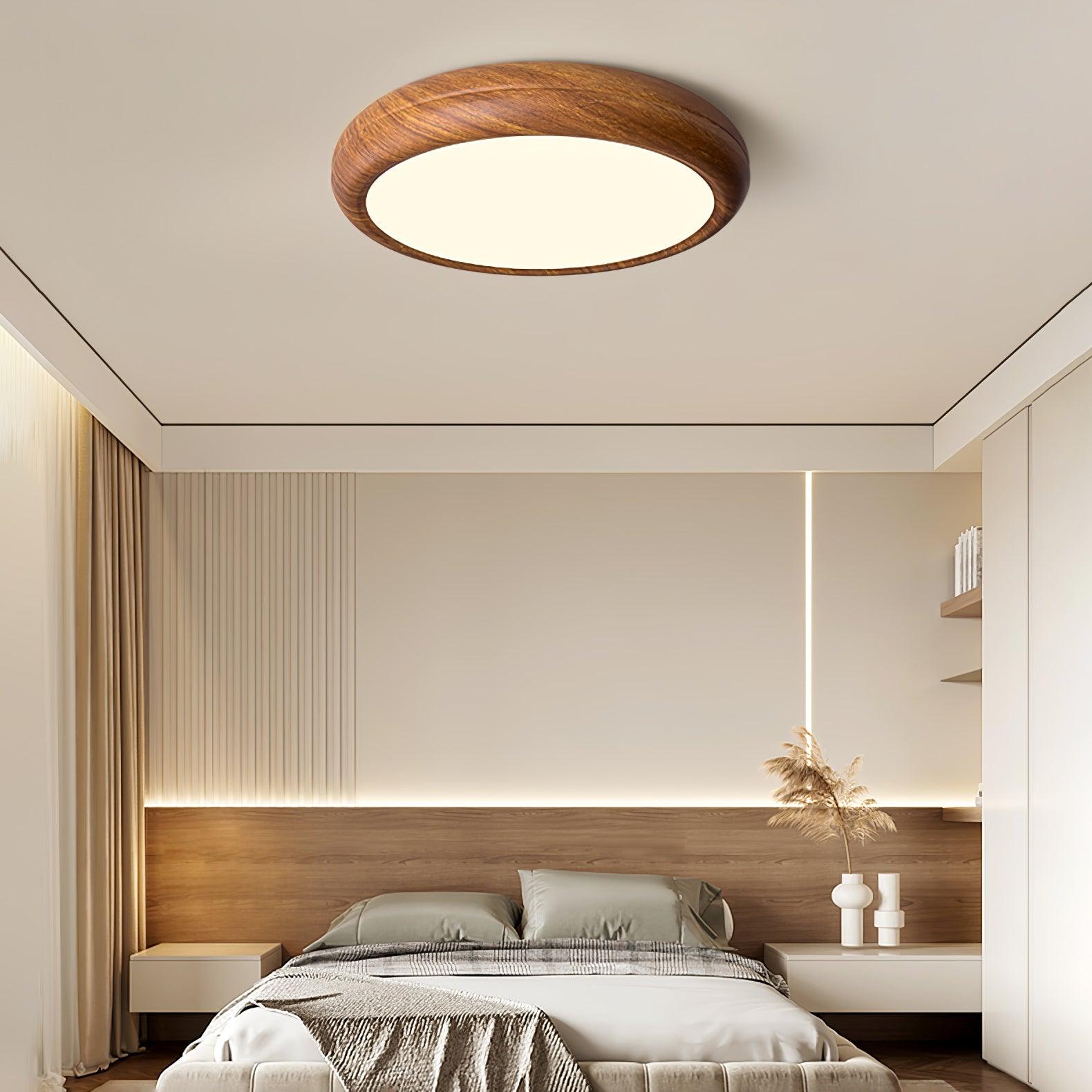 Royallure Flush Mount Ceiling Light, Nordic Round Design with Dimmable Acrylic Shade 2