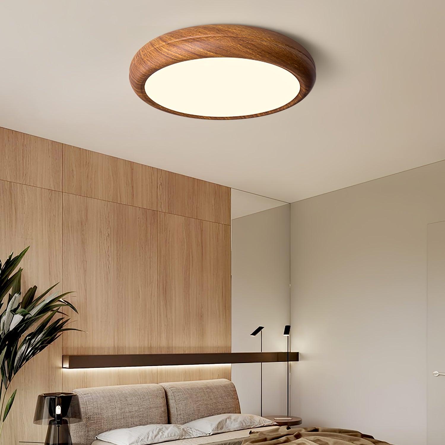 Royallure Flush Mount Ceiling Light, Nordic Round Design with Dimmable Acrylic Shade 5