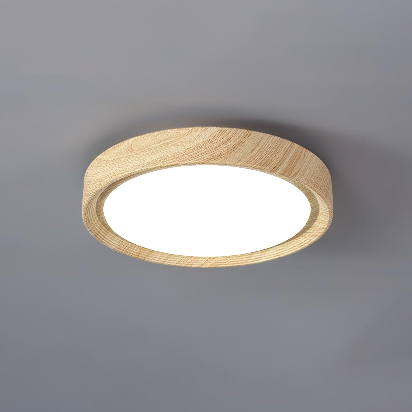 Royallure Flush Mount Ceiling Light, Nordic Round Design with Dimmable Acrylic Shade 9