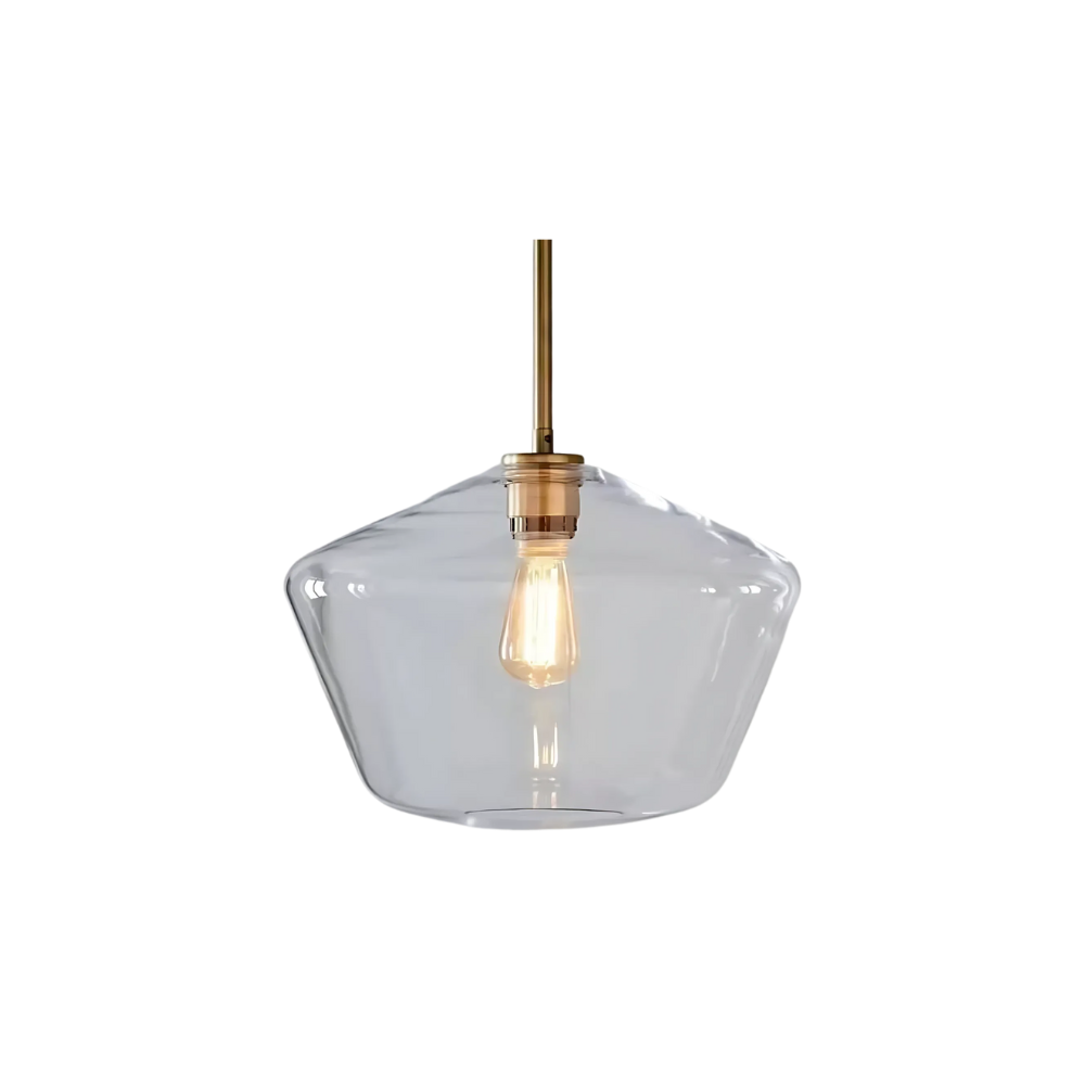 Royallure Glass Pendant Light - Minimalist Nordic Ceiling Light Fixture for Modern Kitchens 0