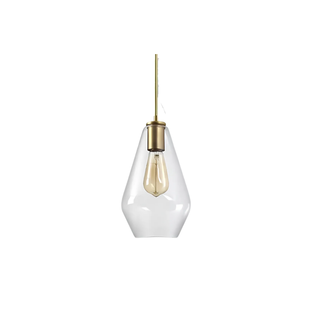 Royallure Glass Pendant Light - Minimalist Nordic Ceiling Light Fixture for Modern Kitchens 2