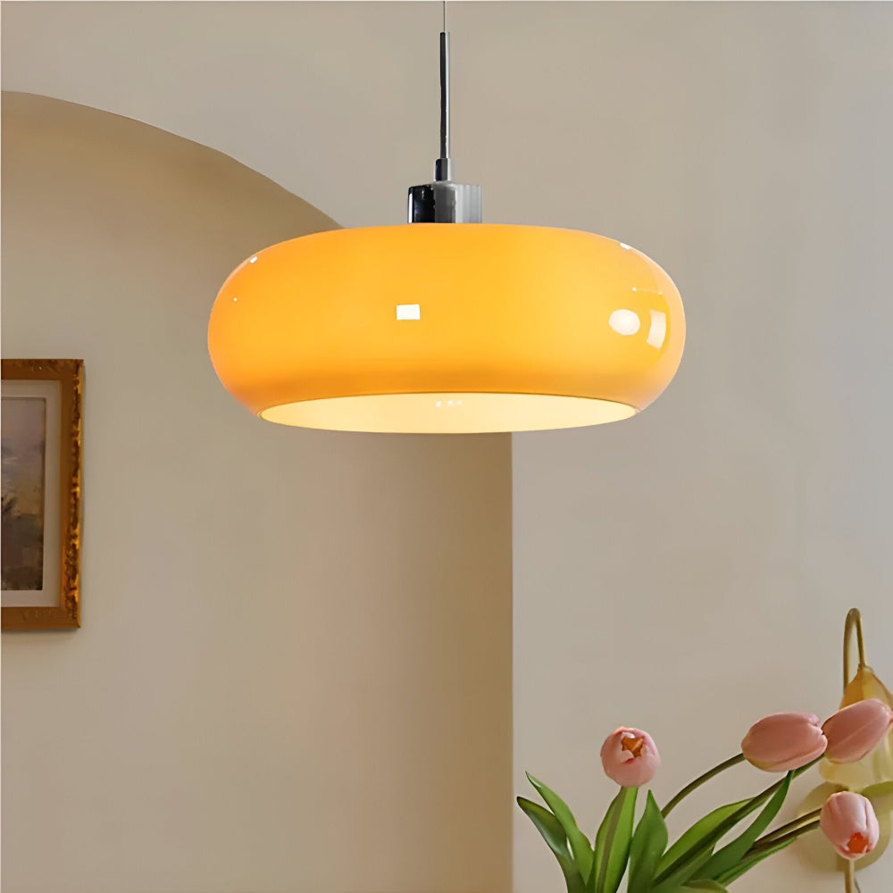 Royallure Glass Pendant Light, Modern Bauhaus Kitchen Pendant Lighting Fixture 1