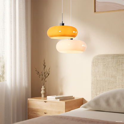 Royallure Glass Pendant Light, Modern Bauhaus Kitchen Pendant Lighting Fixture 5