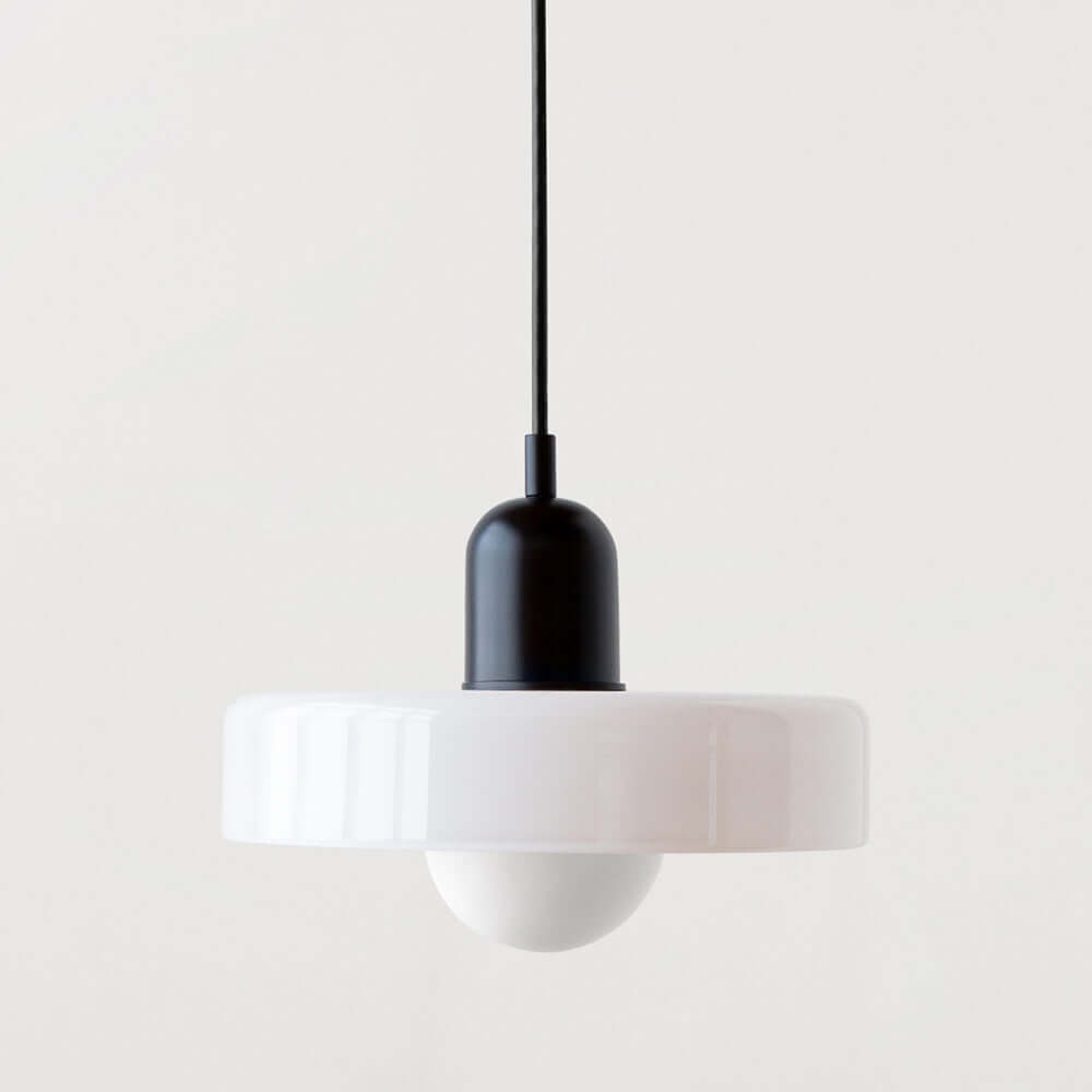 Royallure Glass Pendant Light – Modern Bauhaus Kitchen Pendant Lighting with Colorful Glass and Adjustable Suspension 11
