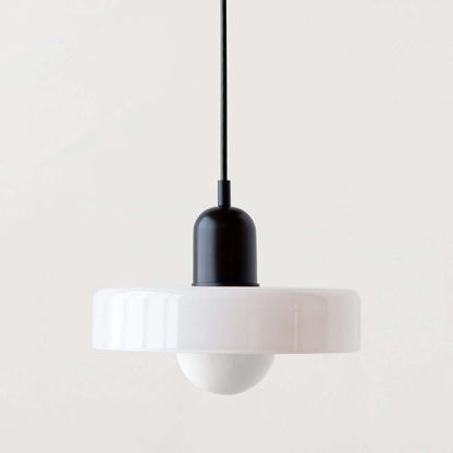 Royallure Glass Pendant Light – Modern Bauhaus Kitchen Pendant Lighting with Colorful Glass and Adjustable Suspension 11